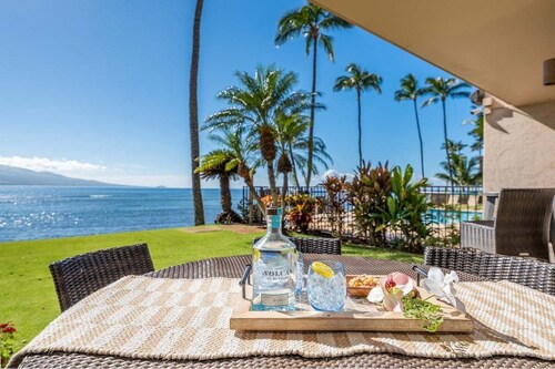 SUMMER SALE! 2BD OceanFront Getaway w AC Pool - Lauloa 105