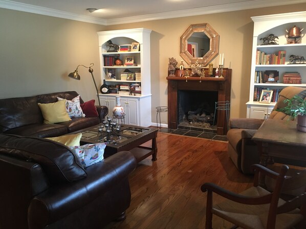 TV, DVD player, books