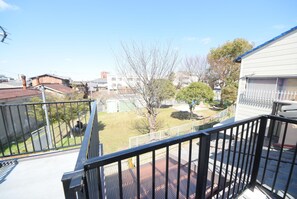 Balcony - Tarbo's House Surugamachi : Near JR Nara Station 10ppl (Nara)