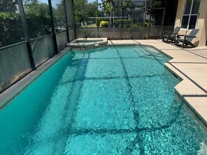 Una piscina climatizada