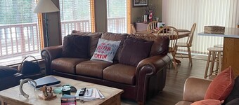 Comfy, cozy mountain getaway.