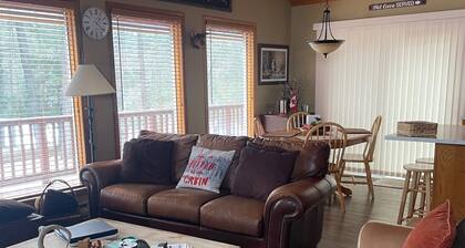 Comfy, cozy mountain getaway.