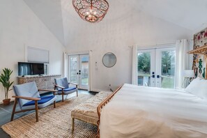 5 bedrooms, iron/ironing board, travel cot, WiFi