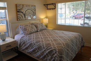 2 makuuhuonetta, silitysrauta/-lauta, vauvan matkasänky, ilmainen Wi-Fi