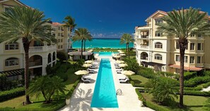 Outdoor pool - Luxury 2-Bed Condo - Somerset on Grace Bay!  (Providenciales)