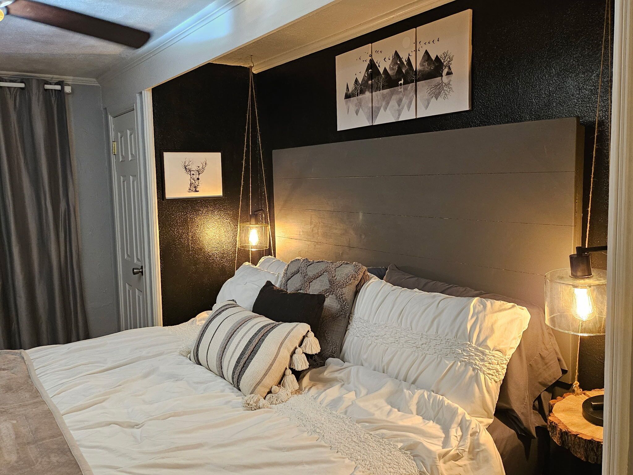 2 chambres, fer et planche à repasser, Wi-Fi, draps fournis
