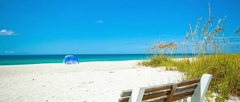 Beach nearby, sun-loungers, beach umbrellas, beach towels