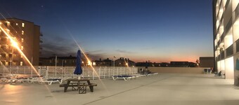 2 bed, 2 bath condo on pool level with extended private deck