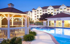 Indoor pool, outdoor pool