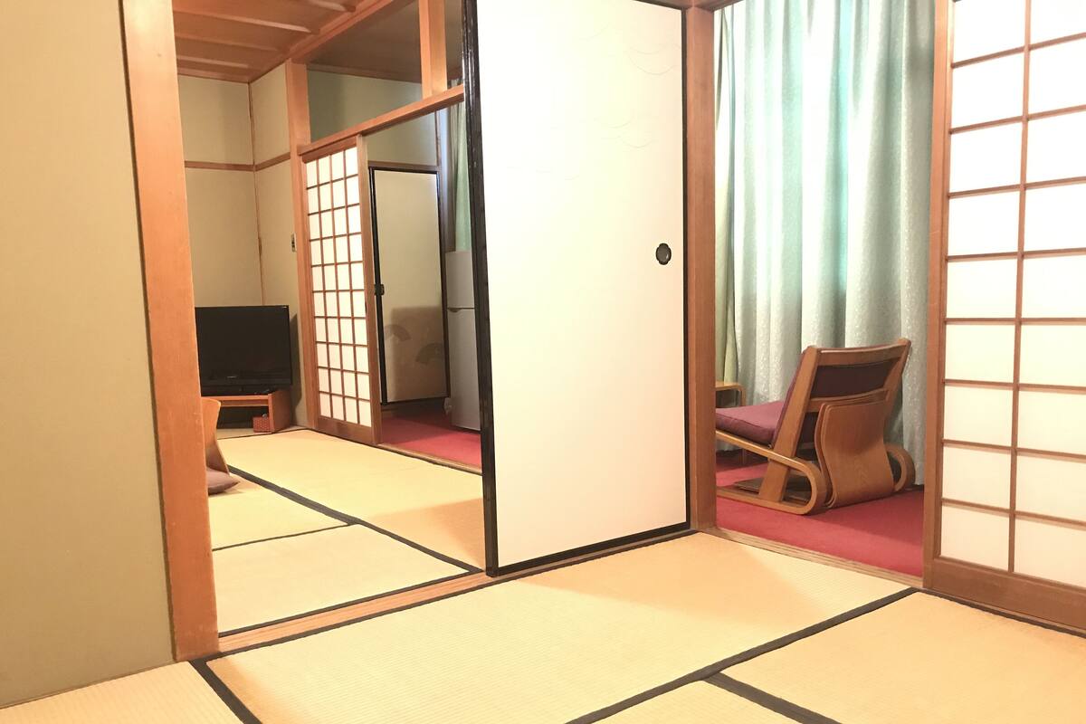 Japanese Style Room for 4, Non Smoking | In-room safe, blackout curtains, bed sheets, wheelchair access