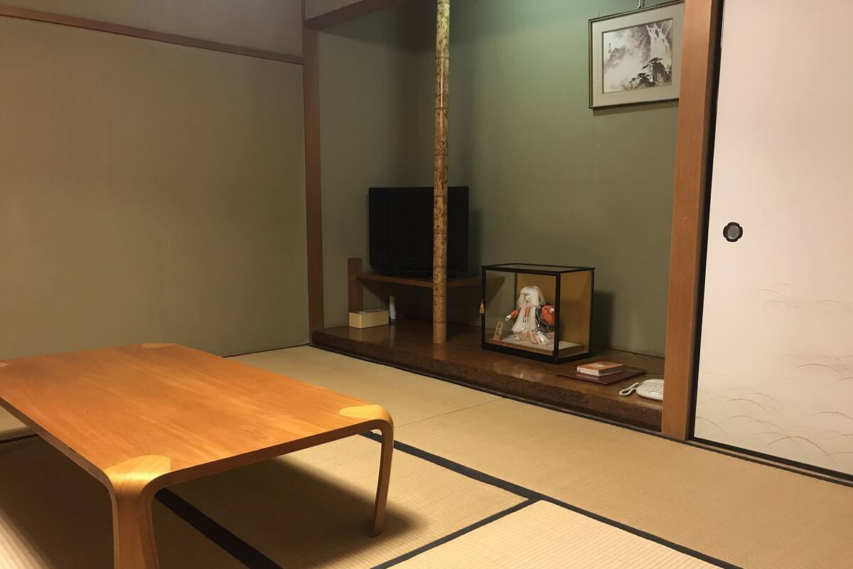 Japanese Style Room for 3, Non Smoking | In-room safe, blackout curtains, bed sheets, wheelchair access