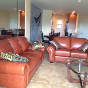 Smart TV, DVD player, books, stereo