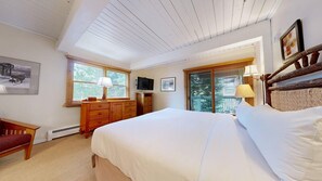 3 bedrooms, internet, bed sheets