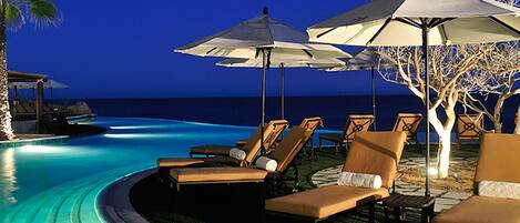 Et oppvarmet basseng