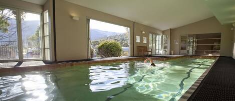 Piscine couverte, piscine chauffée