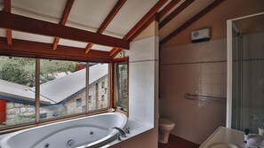 Regadera, tina de hidromasaje, amenidades de baño gratuitas