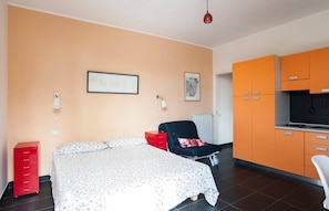 1 bedroom, iron/ironing board, free Internet