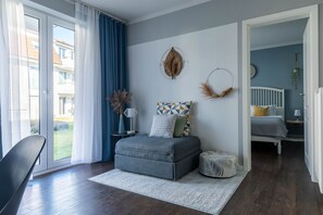 2 soveværelser, weekendseng, sengetøj