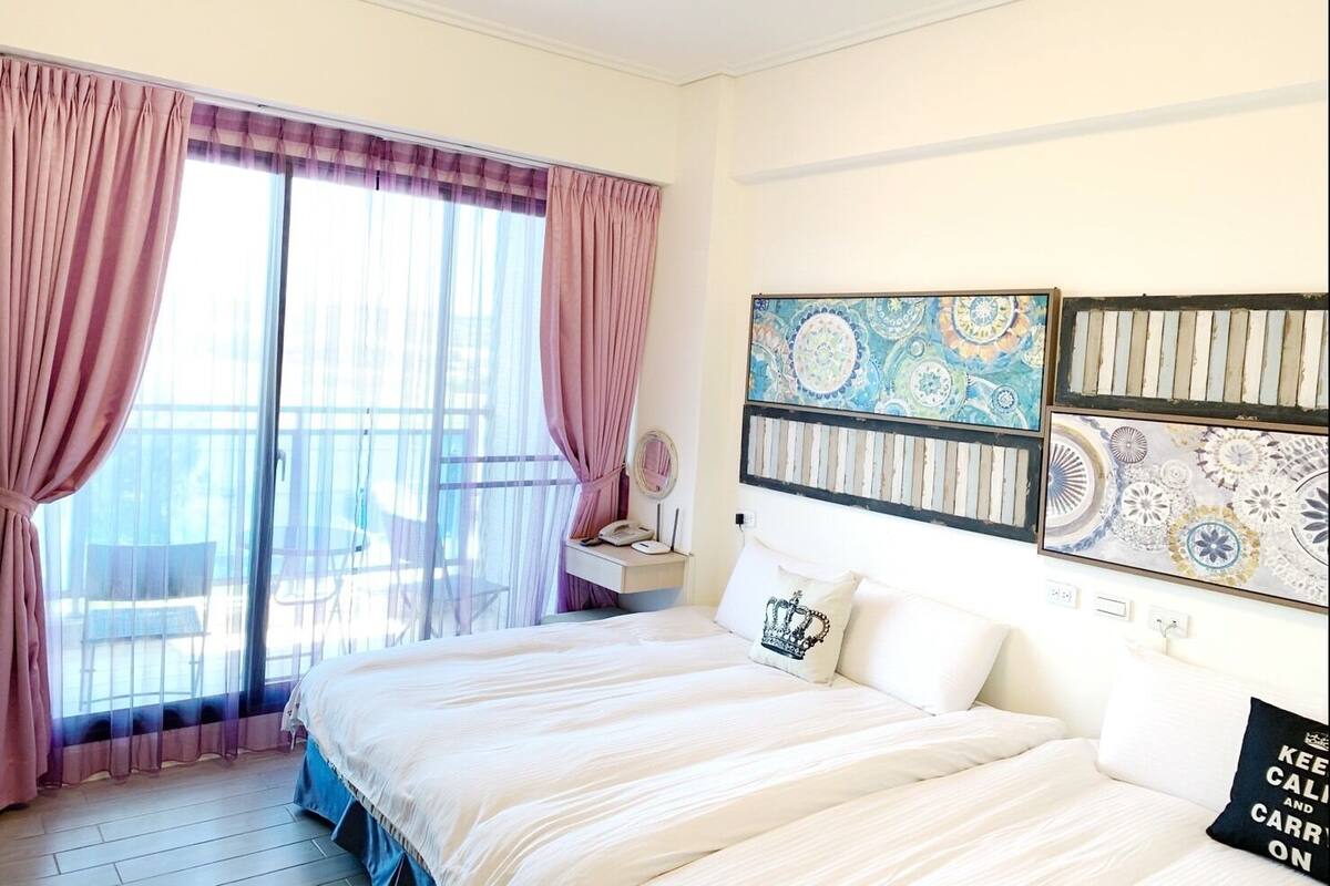Standard Quadruple Room | Premium bedding, down comforters, desk, blackout drapes