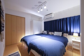 Executive Apartment, Non Smoking (Room 201) | Individually decorated, desk, laptop workspace, blackout drapes - Crice Hotel (Osaka)