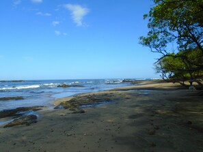 Playa en los alrededores, camastros y toallas de playa