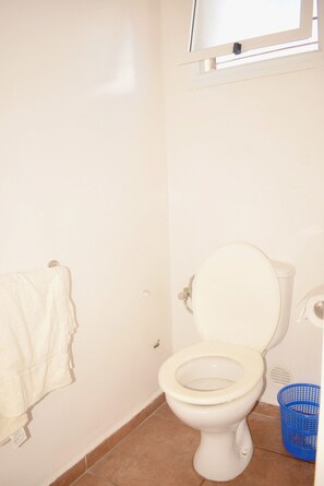 Chuveiro, produtos de toalete grátis