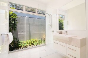Shower, hair dryer