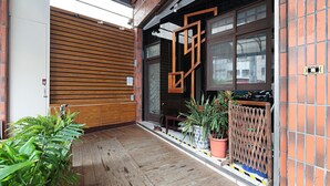 施設の入り口