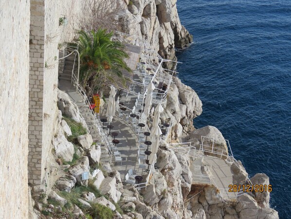 Property grounds - Cosy family house at Dubrovnik city walls on south sea side, with amazing view . (Dubrovnik)