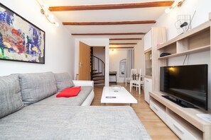 TV, DVD player - Cosy family house at Dubrovnik city walls on south sea side, with amazing view . (Dubrovnik)