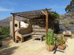 Terrace/patio - Luxury villa on private property with beautiful sea views (San Juan De Los Terreros)