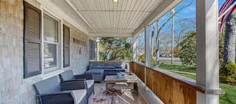 Dog-friendly house with gas grill & deck - walk to beaches