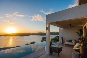 Pool - Luxury villa with private pool, ocean views and private-access beach (St. George)