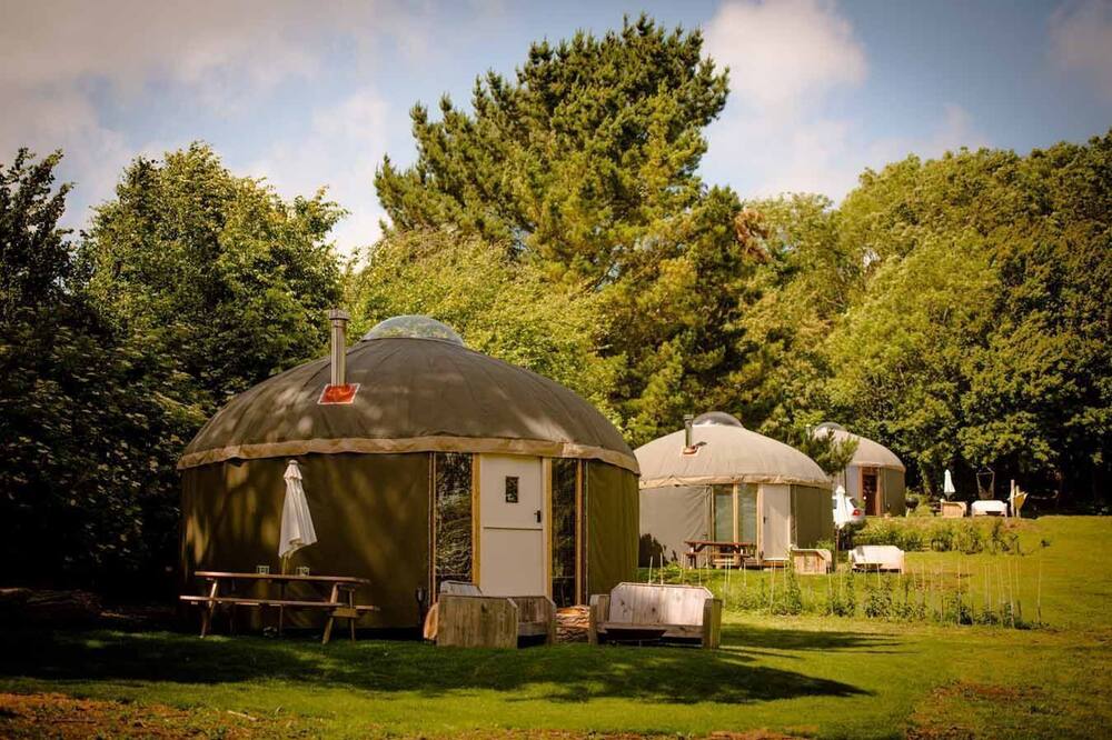 Luxury Yurts on The Garlic Farm sleeping 2 - 6