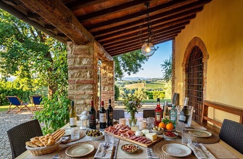 Villa Carmignani, your home in Tuscany: exlusive use of villa, grounds and pool.