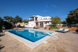 Pool - Cosy Finca with Pool, Padel Court and Football Field - Can Gat Ibiza (SANT CARLES)