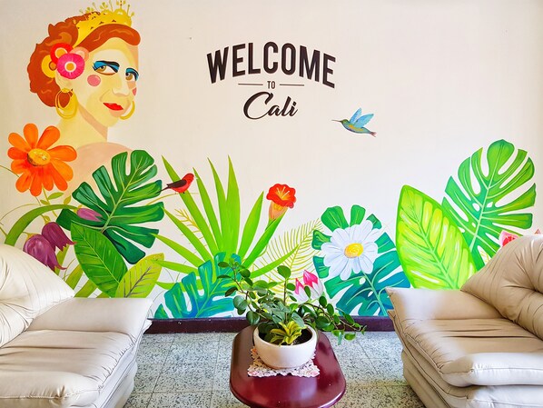 Entrada al alojamiento