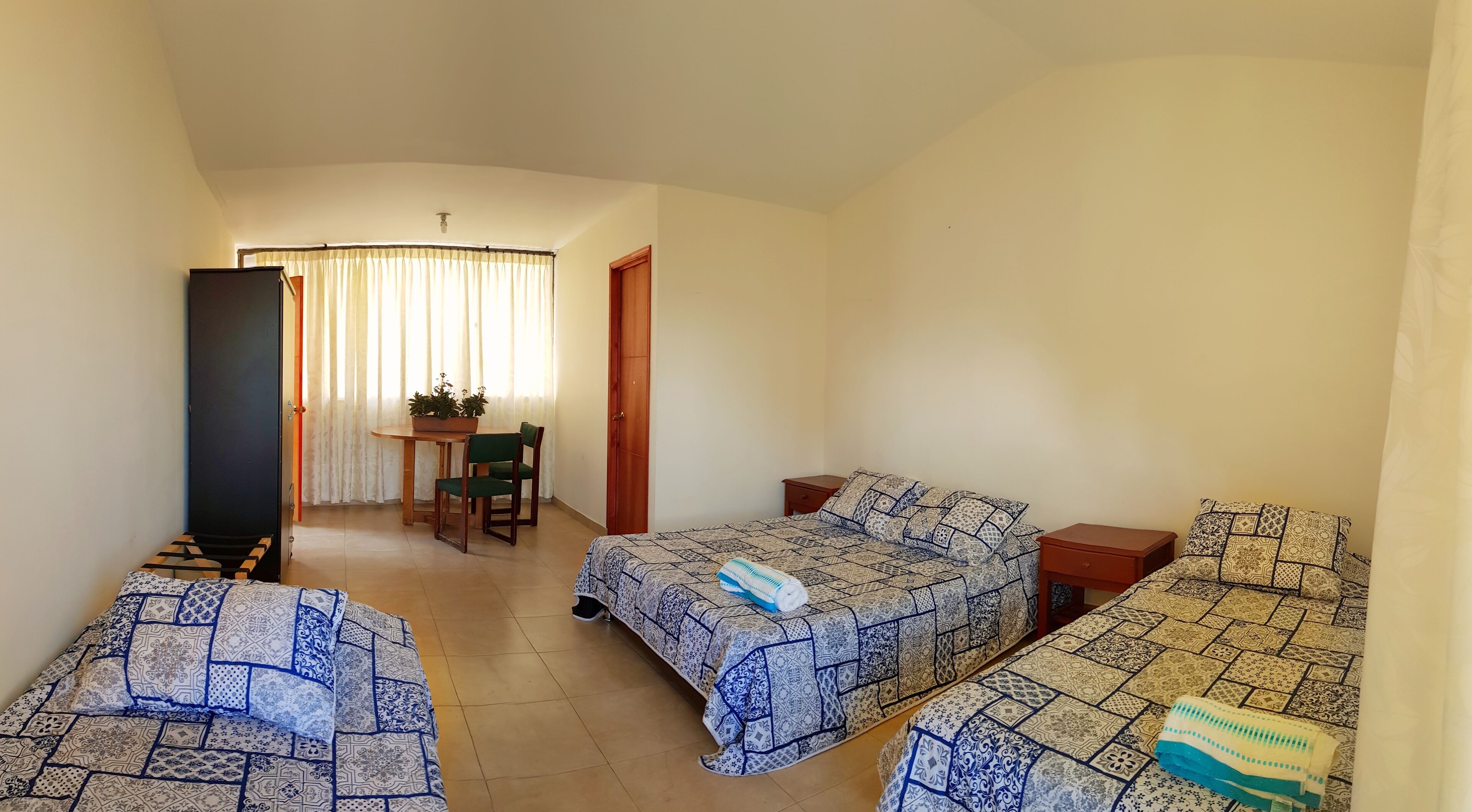 Shared Dormitory, Mixed Dorm, Shared Bathroom (3 single beds,1 double,5 people total) | Individually decorated, desk, iron/ironing board, bed sheets