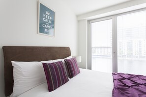 Luxe beddengoed, individueel gemeubileerd, verduisterende gordijnen