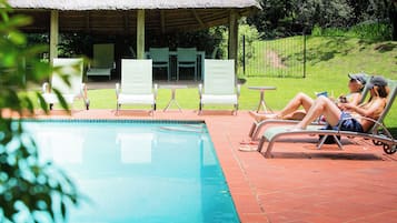 2 outdoor pools, pool umbrellas, sun loungers