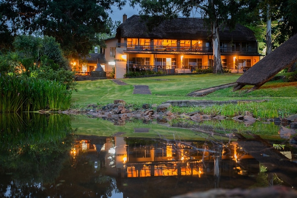 Front of property – evening/night