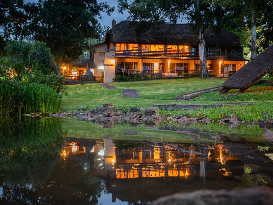 Front of property - evening/night