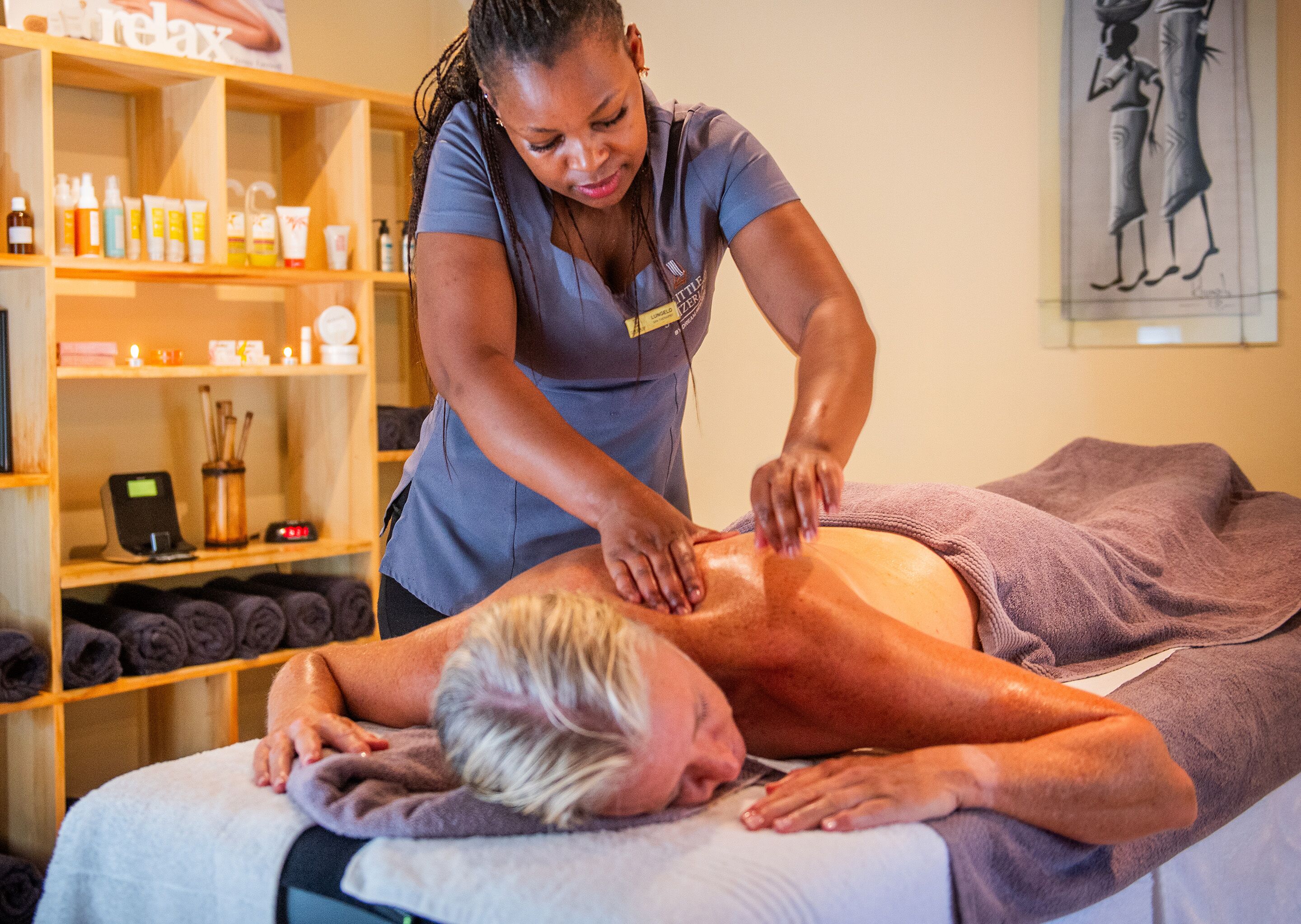 Behandlungsräume für Paare, Körperbehandlungen, Aromatherapie