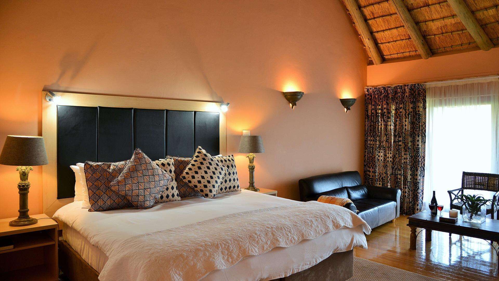 Honeymoon Suite | Premium bedding, in-room safe, desk, laptop workspace