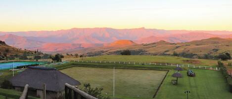 Uitzicht vanuit accommodatie