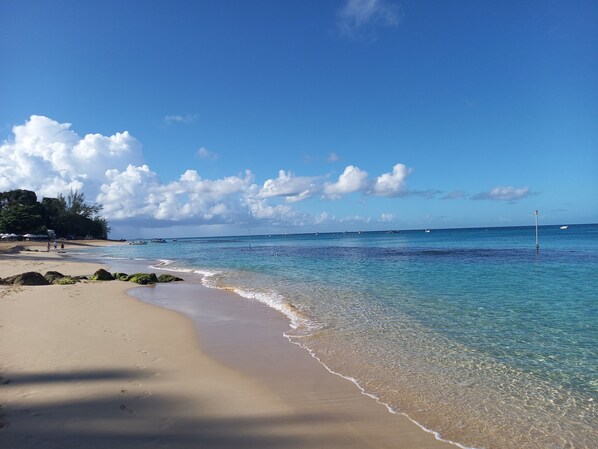 Beach nearby, beach towels