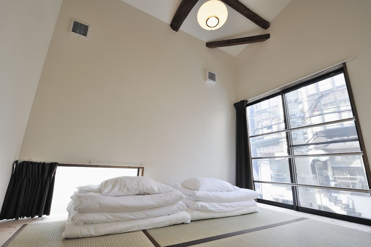 Japanese-Style Twin Room with Shared Bathroom (No late Check in after 10:00PM) | In-room safe, blackout drapes, iron/ironing board (on request)