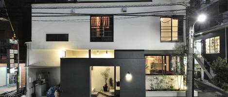 Front of property – evening/night