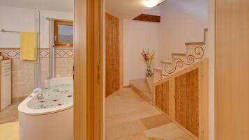 Chalet, several beds, non-smoking, mountain view plus CHF 200 on top of the rate | Staircase