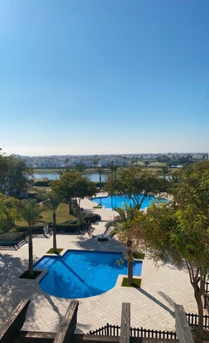 Una piscina riscaldata